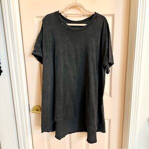 Free People Black Asymmetrical Top